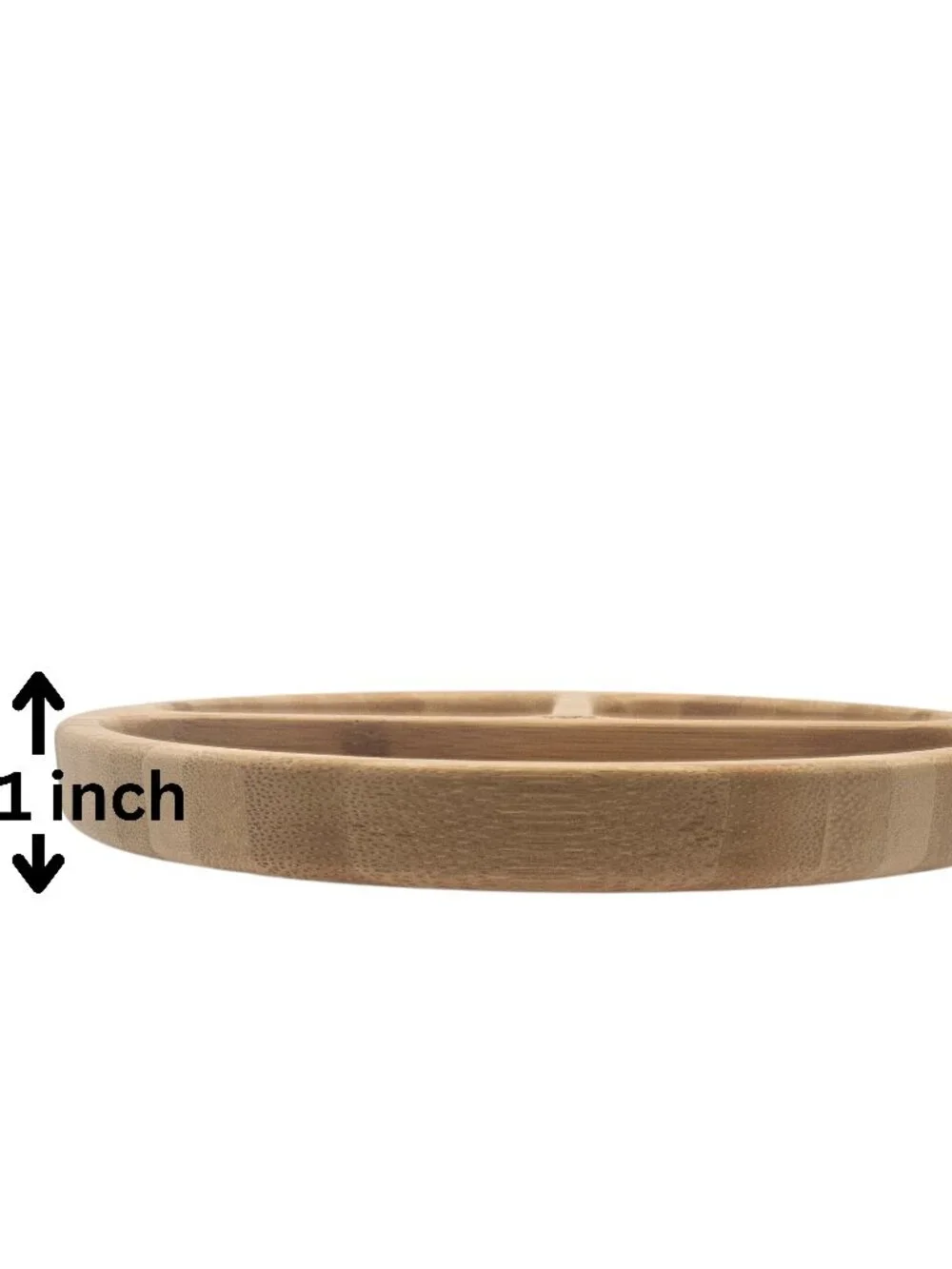 New! Bamboo Toddler Plate | Round Plate with Gray & Pink Suction